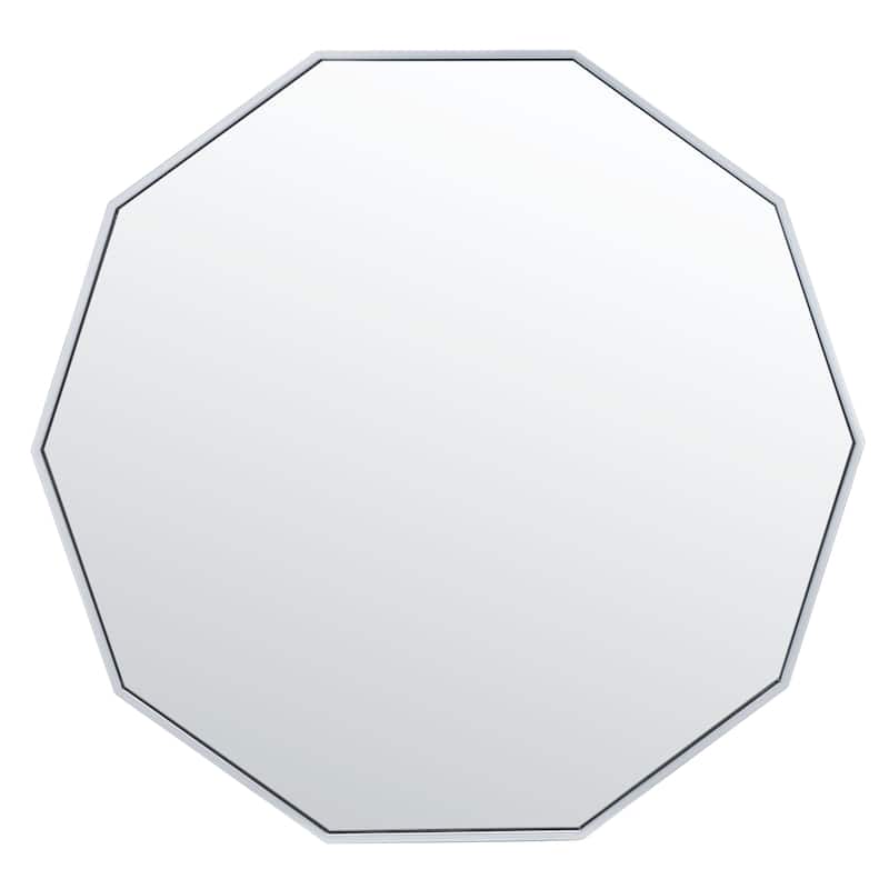 SAFAVIEH Kyna 36-inch Decagon Mirror - 36"W x 1"D x 36"H