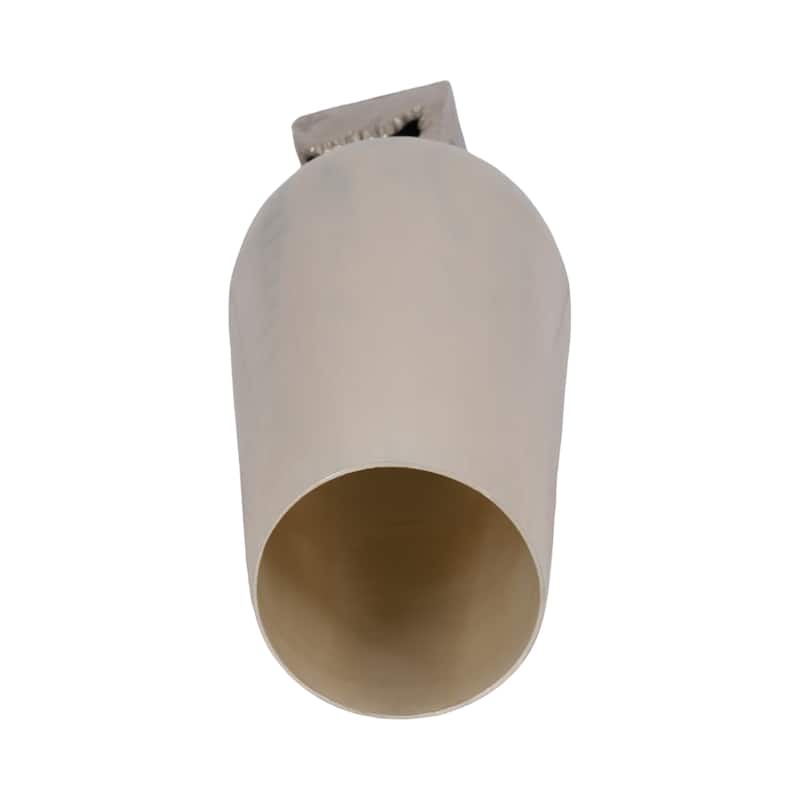 Sagebrook Home Glass and Metal Aluminum Vase with Sculptural Base