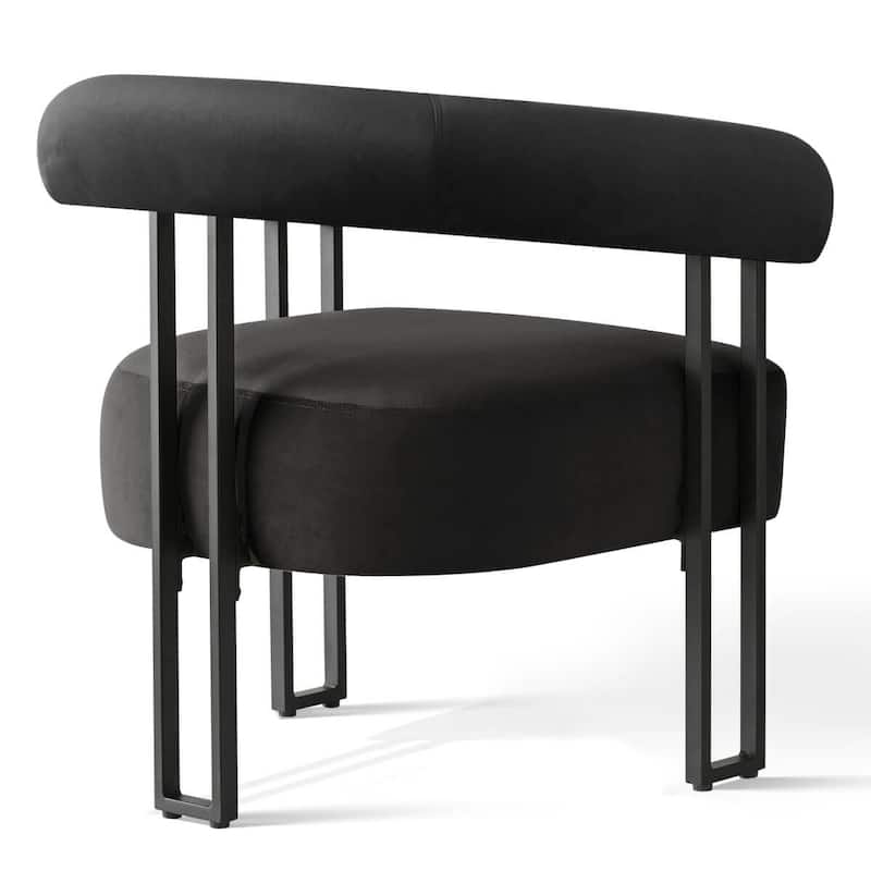 30" Wide Upholstered Velvet Accent Chair