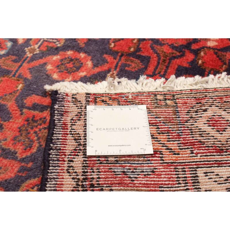 ECARPETGALLERY Hand-knotted Andelz Navy Wool Rug - 3'8 x 9'5