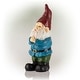 preview thumbnail 65 of 104, Gnome Folding Hands Looking Up Garden Statue