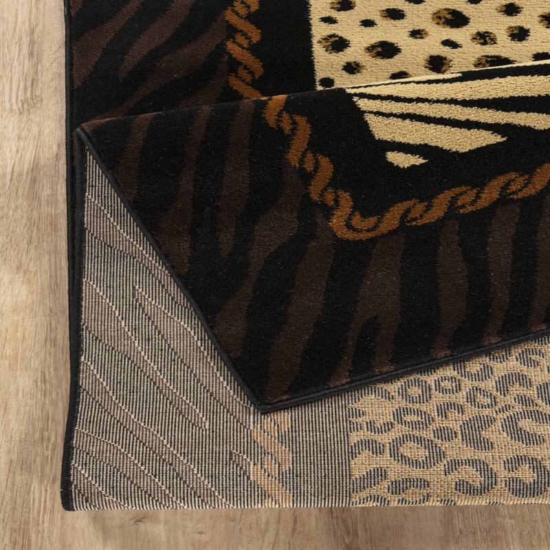 5 ft. 3 in. x 7 ft. 3 in. Animal Print Area Rug - 7' x 5'