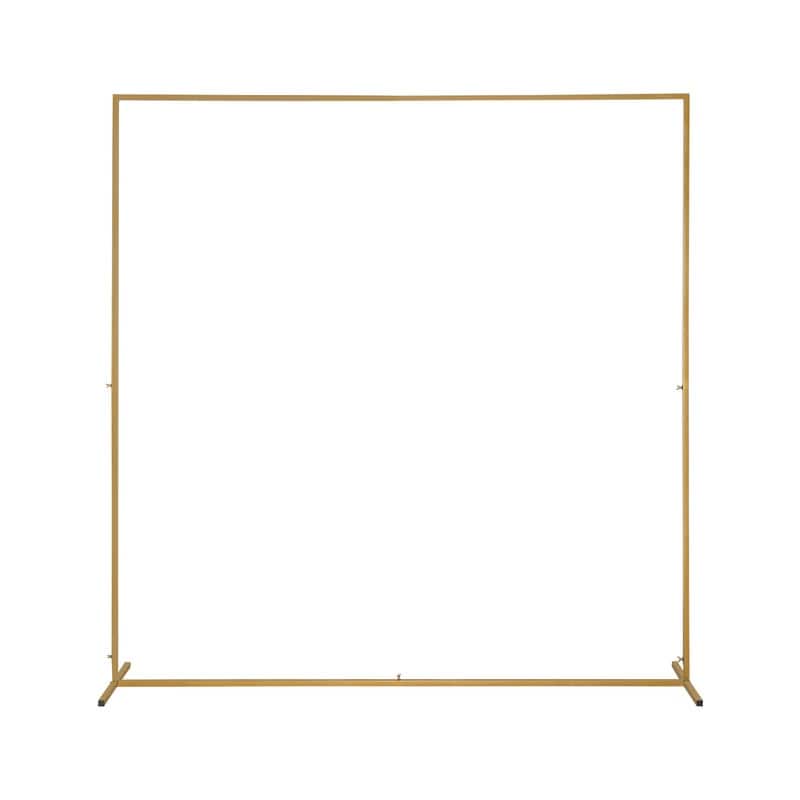 Gold Iron Flat Top Wedding Arbor With Water Bag