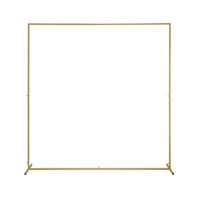 Gold Iron Flat Top Wedding Arbor With Water Bag