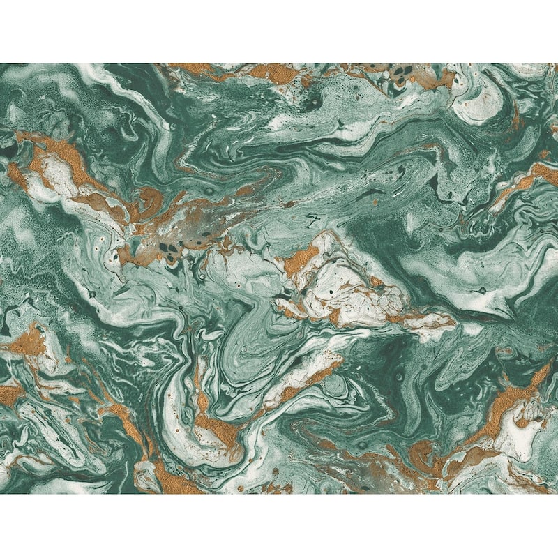 Seabrook Designs Preston Faux Marble Unpasted Wallpaper
