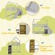 preview thumbnail 20 of 18, Costway Twin Over Twin Bunk Bed with Slide & Staircase with Storage