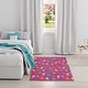 preview thumbnail 9 of 7, Nourison Imagination Indoor only Pink Ice Cream and Donuts Graphic Area Rug