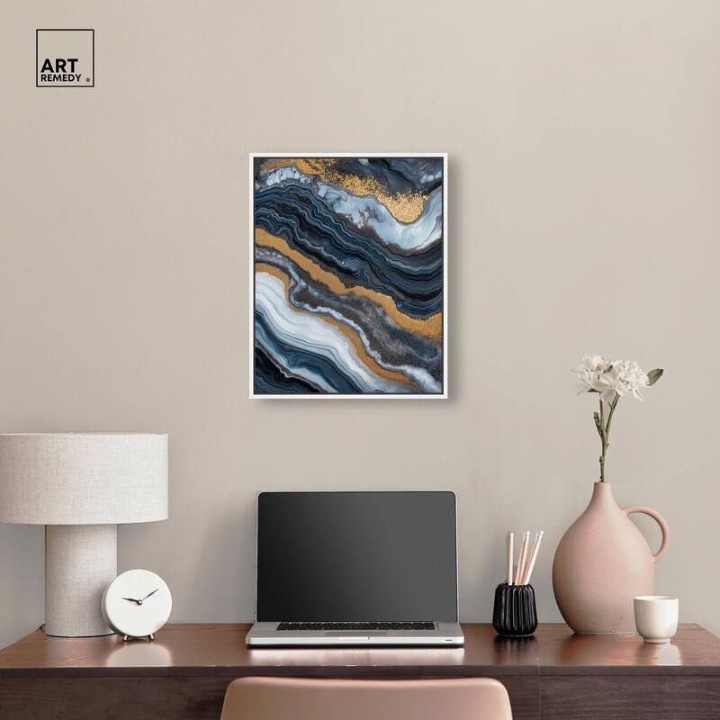 Acrylic Flow I Canvas by Art Remedy