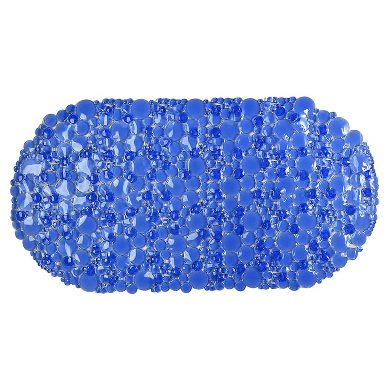 Bubbles Non-Slip Oval Bathtub Mat 28 L x 15 W