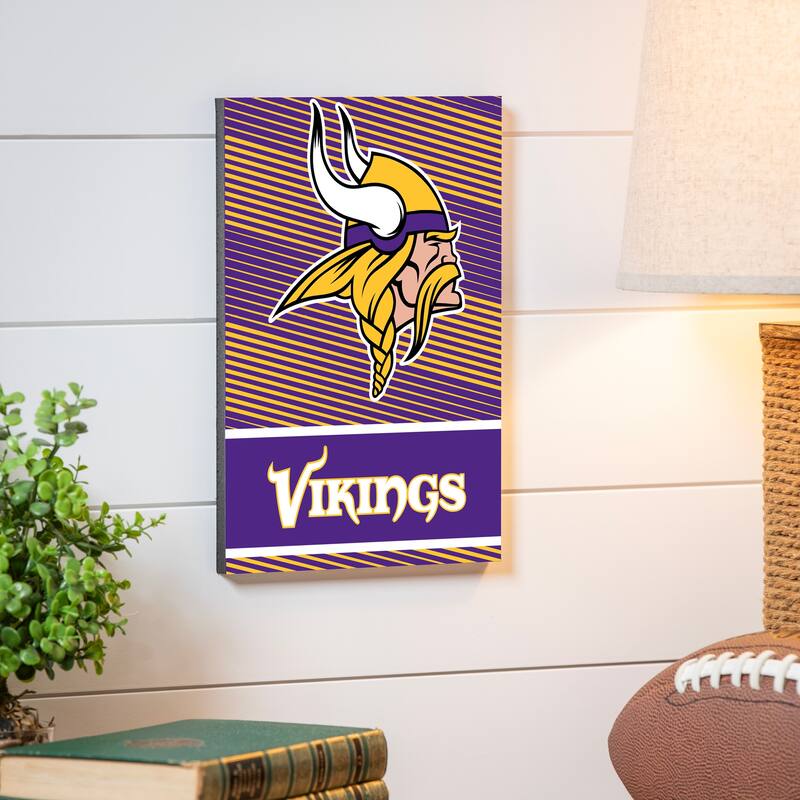 Minnesota Vikings Foam Core Wall Decor - White
