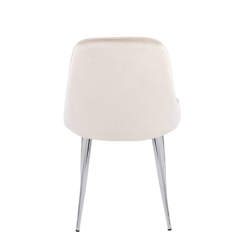 Silver Orchid Naldi Contemporary-Glam Velvet Dining Chair (Set of 2)