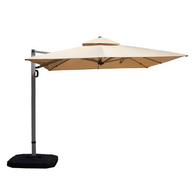 9'x 11' Rectangle Cantilever Umbrella with Center Pole(Base Not Included)