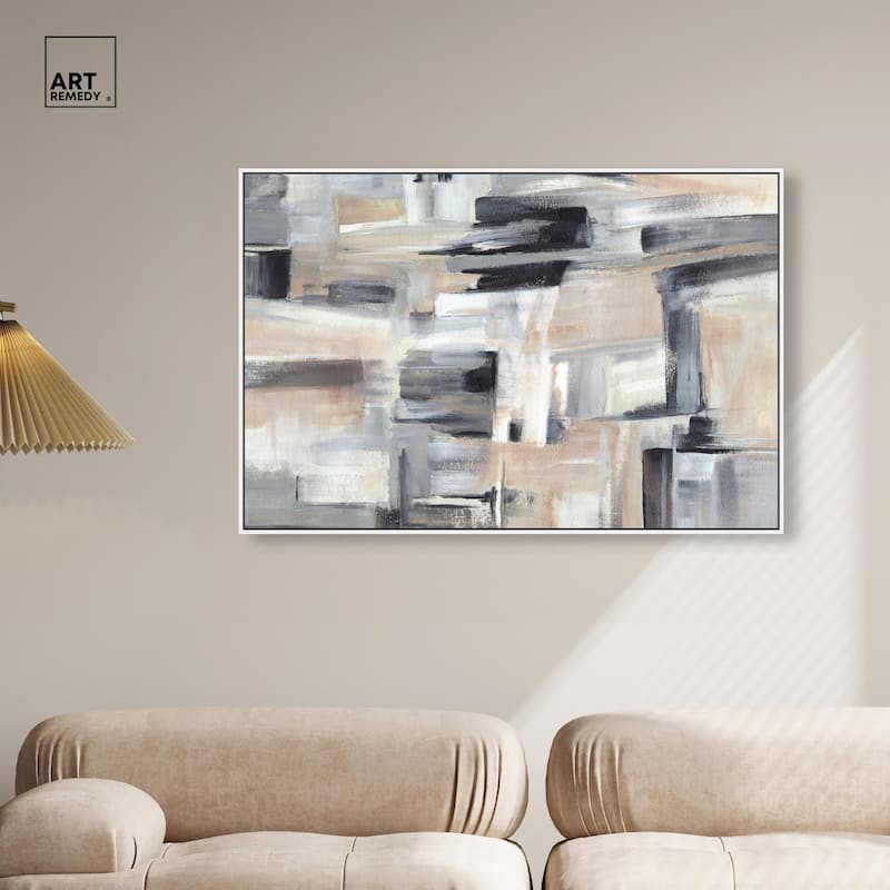 Neutral Nirvana Canvas by Art Remedy