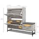 Moasis Farmhouse Shoe Storage Cabinet with 2 Flip Drawers for 16 Pairs Entryway Shoe Storage with Shoe Bench