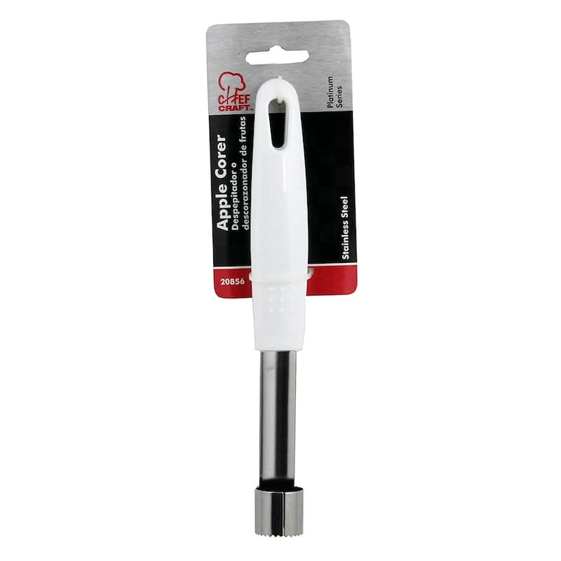 Chef Craft Stainless Steel Blade Apple Corer - Simply Insert, Twist and Pull Out