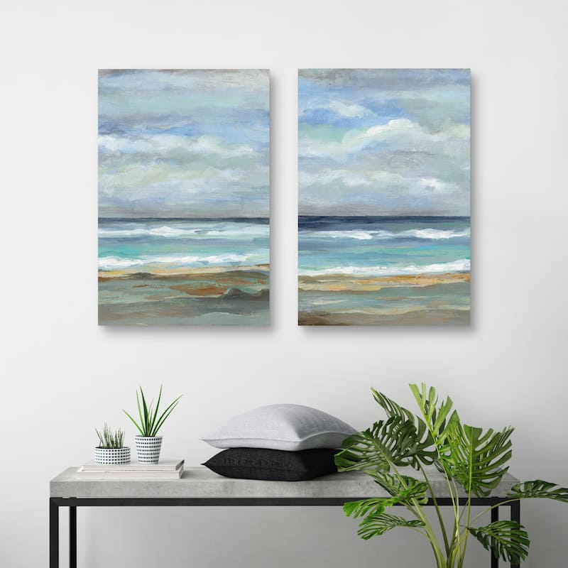 Seashore VII, Seashore VIII by Silvia Vassileva Canvas Art Prints