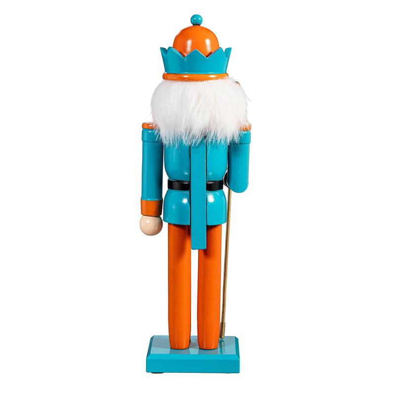 Nutcracker Statue, Miami Dolphins - 4.53''W x 4.53''H x 13.58