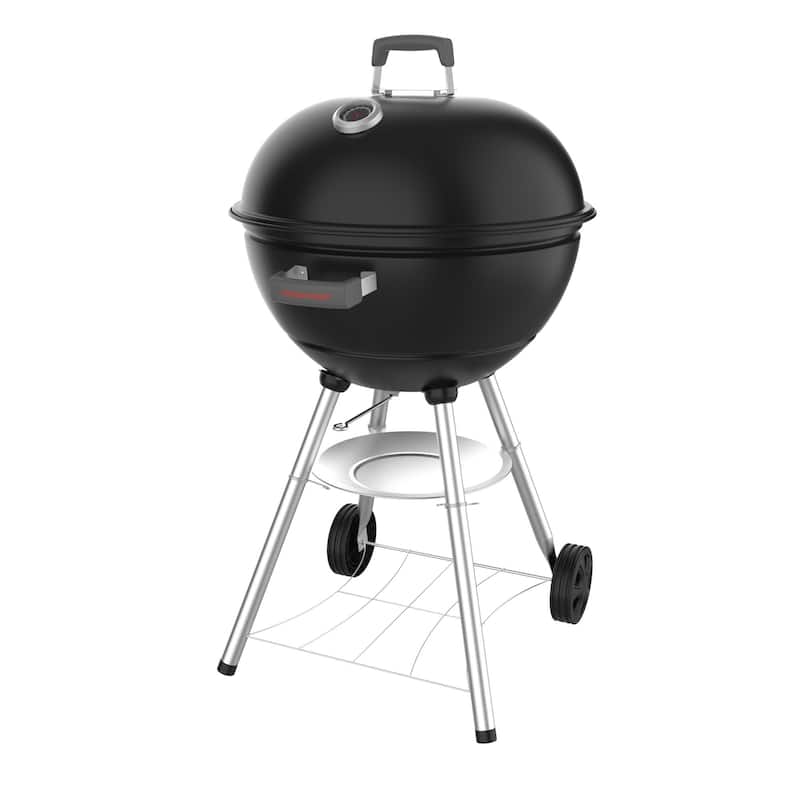 Megamaster 22" Deluxe Charcoal Kettle Grill, 368 sq. in. Cooking Space, 810-23003
