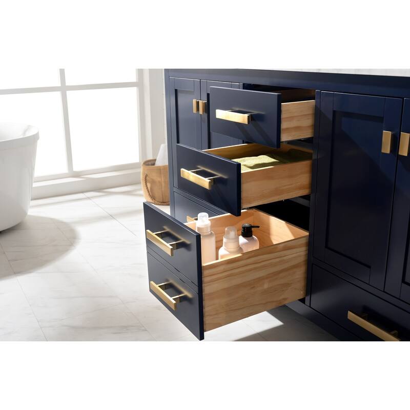 Valentino 60" Single Vanity in Blue