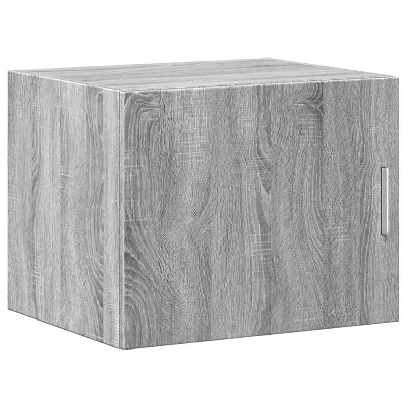 vidaXL Wall Cabinet Grey Sonoma Engineered wood Medium Reversible - 16.7 x 19.7 x 15.7 in