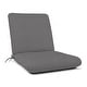 preview thumbnail 19 of 28, Sunbrella 44-inch Indoor/ Outdoor Seat and Back Club Chair Cushion Cast Slate