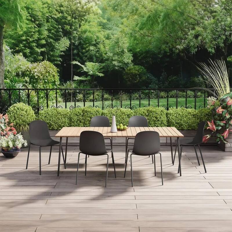 Set of 2 Plastic Dining Chairs For Kitchen Office Business Cafe Guest Waiting Room Event Party Outdoor Patio Hotel