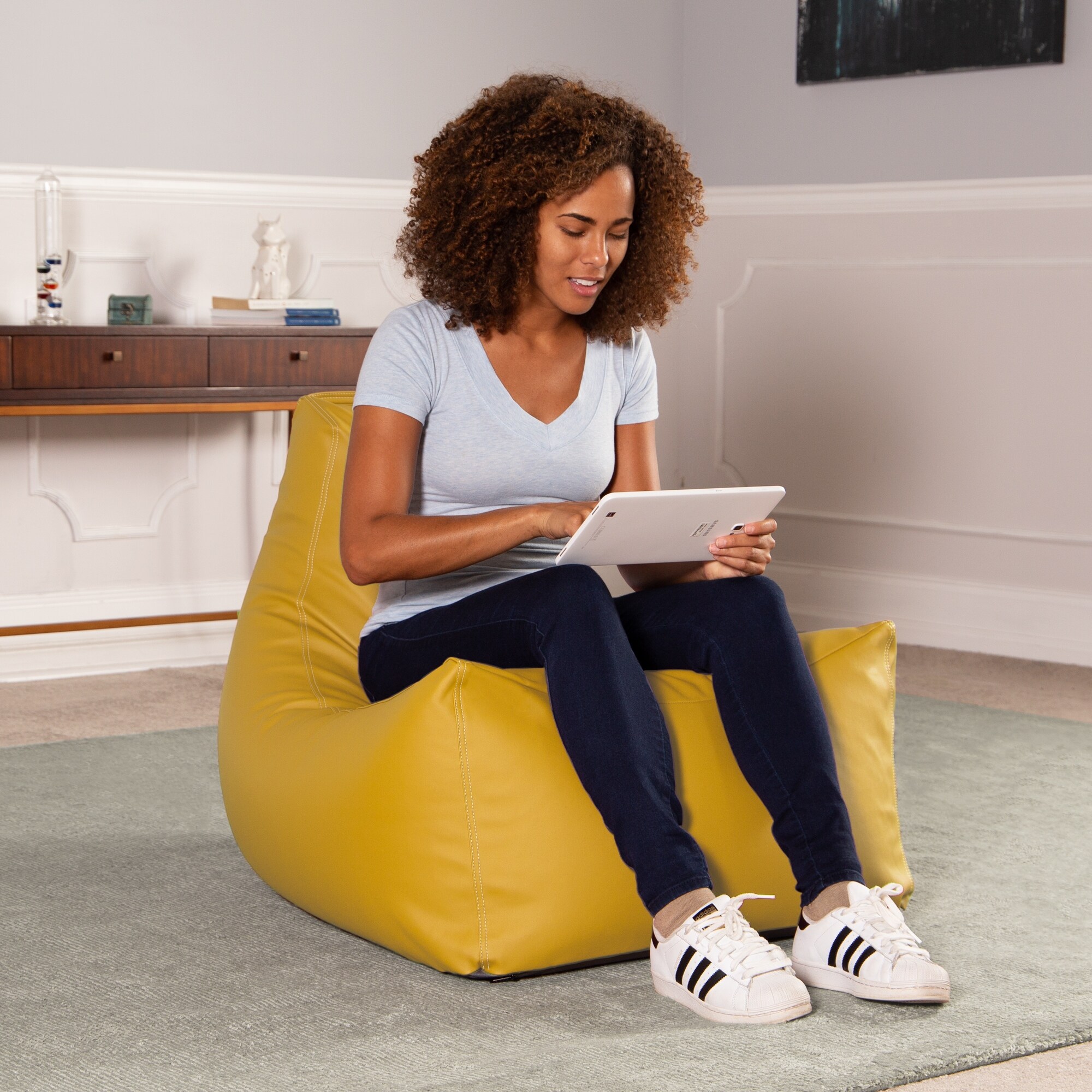 Vinyl bean bag deals chairs for classroom