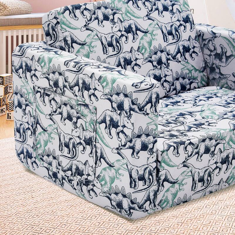 Kids Sofa, Children's 2 in 1 Convertible Sofa to Lounger