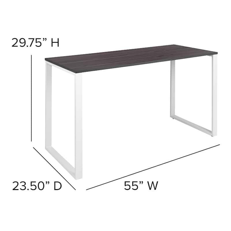 Commercial Grade Industrial Style Office Desk - 55" Length