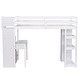 preview thumbnail 50 of 55, Multifunctional Design Loft Bed with Desk, Storage Stairs and Shelves, Efficient space, Twin Size