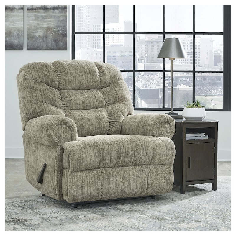 Signature Design by Ashley Movie Man Zero Wall Recliner - Taupe