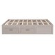 preview thumbnail 9 of 11, Queen Size Platform Bed Frame with 6 Drawers, Storage Bed Frame Wooden Slats Support-No Box Spring Needed- Antique White