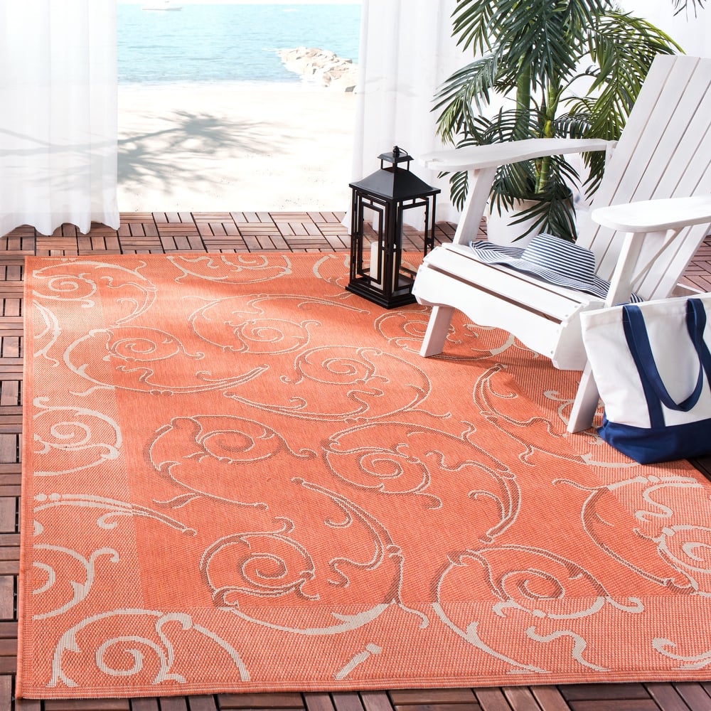 SAFAVIEH Courtyard Orazia Indoor/ Outdoor Waterproof Patio Backyard Rug