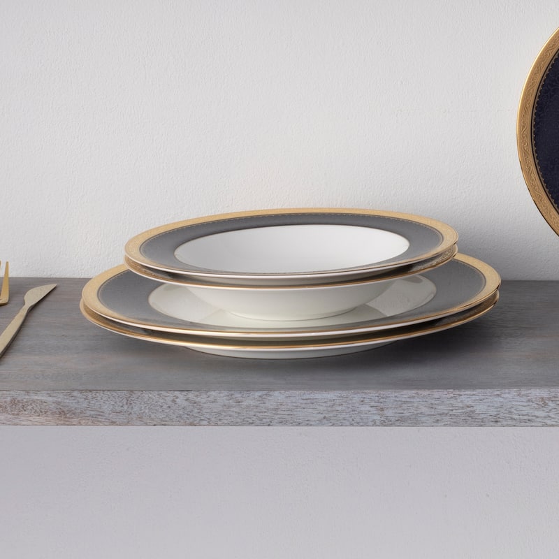 Noritake Blueshire Set of 4 Soup Bowls, 8-1/4", 12 oz.