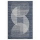 preview thumbnail 33 of 31, Garvee Washable Semicircle Geometric Stripes Area Rug