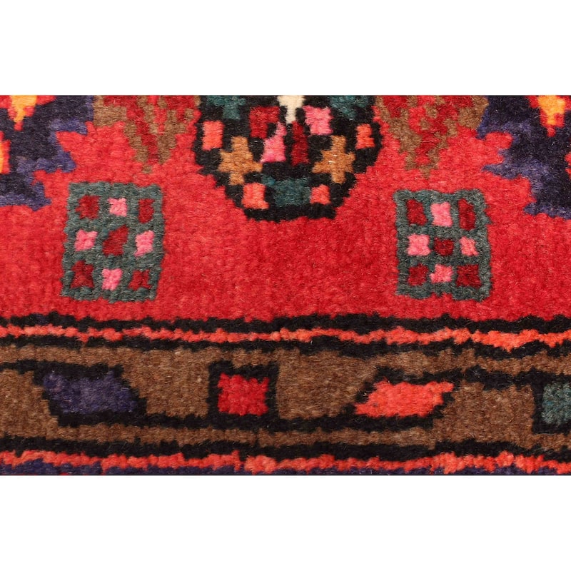 ECARPETGALLERY Hand-knotted Andelz Red Wool Rug - 4'7 x 7'3