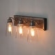 preview thumbnail 9 of 13, Carbon Loft Antique Bathroom Vanity Silver Linear Wall Sconce