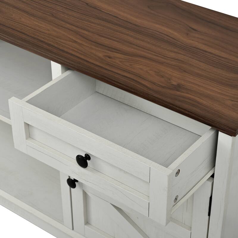 98.8" TV Stand Wall Unit with Bookshelves, Modern Entertainment Center Media Console with Adjustable Shelves & Cabinets