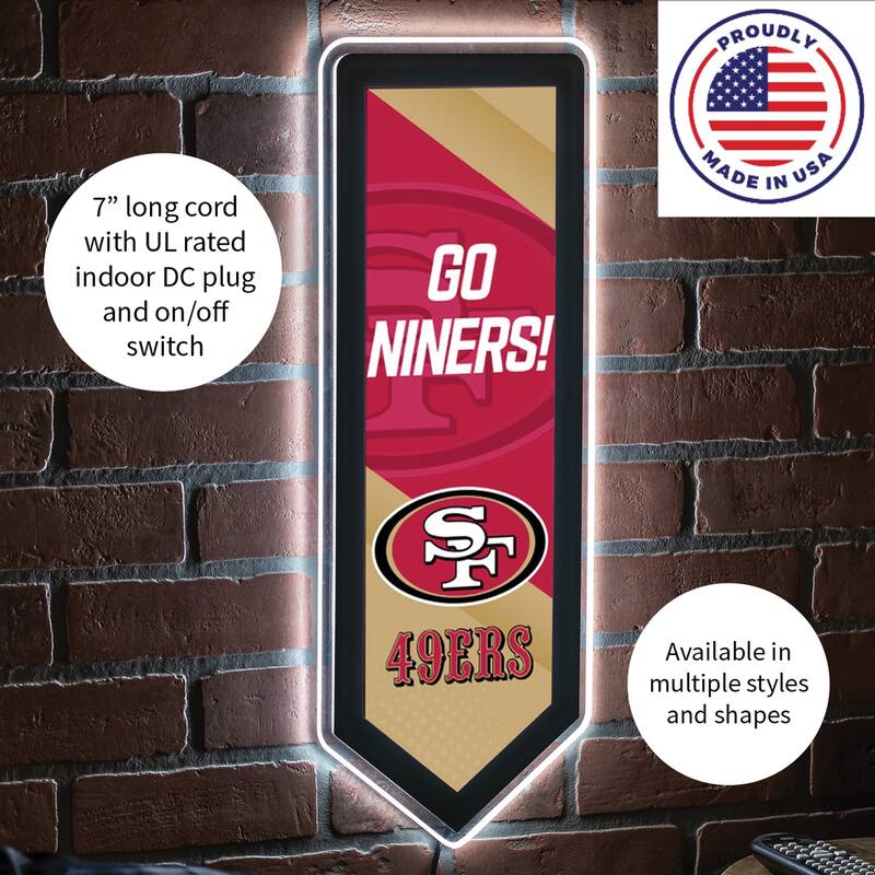 San Francisco 49ers LED Lighted Sign