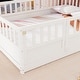 preview thumbnail 13 of 15, Full Size Floor Bed with Super High Security Barrier