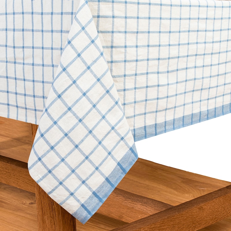 Caravan Windowpane Tablecloth - 60" x 90"