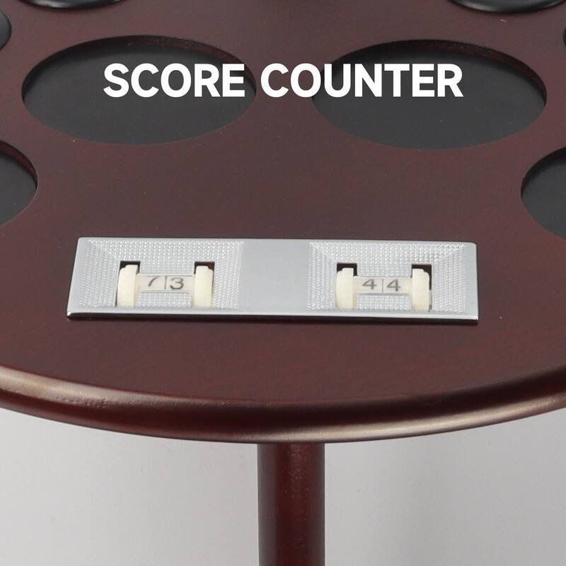 GSE™ 8-Pool Cue Wooden Corner-Style Billiard Pool Cue Rack. Floor Stand Pool Cue Stick Holder
