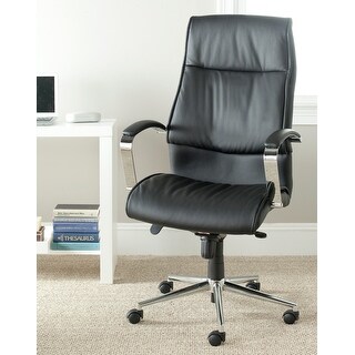 Safavieh Fernando Black Desk Chair - 26" x 26.8" x 47.2"