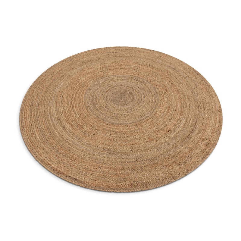 Well Woven Brielle Larissa Solid Jute Hand-Woven Area Rug
