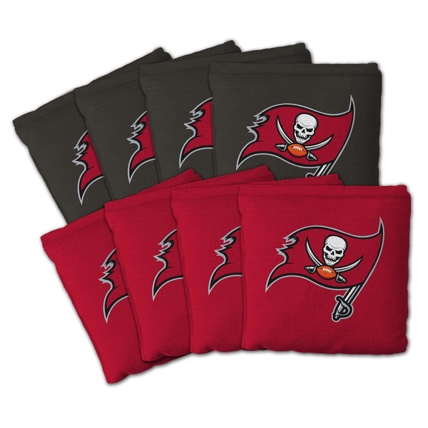 slide 2 of 5, Tampa Bay Buccaneers NFL Dual Sided Pro Stop & Slide Cornhole Bags