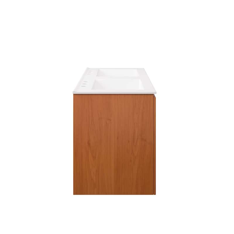 Scenic 48" Double Wall-Mount Bathroom Vanity