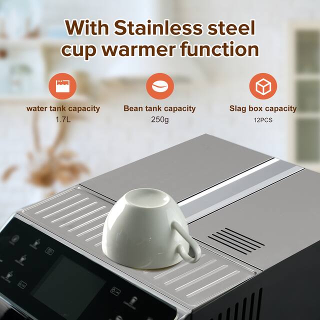 Popular Fully Automatic Espresso Machine w/ Milk Frother
