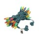 preview thumbnail 2 of 4, 70 Light C6 True Twinkle LED Christmas Mini Light Set, Multicolor, Green Wire, 24 Feet