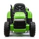 preview thumbnail 26 of 46, 12V Kids Ride-On Tractor Car with Trailer & LED Lights - Fun Farming Adventure Light Green