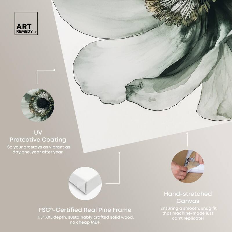 Delicate Stamen II Canvas by Art Remedy, Gallery Wrapped